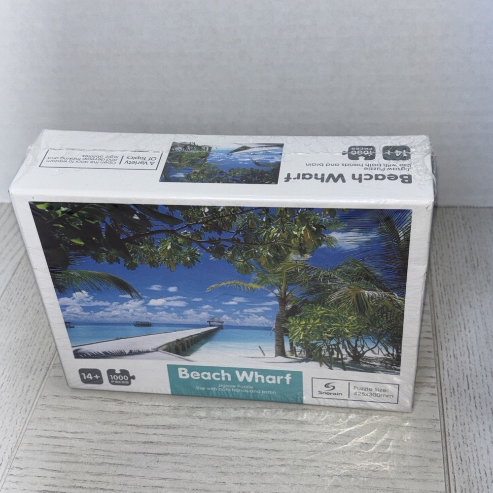 Snorain Beach Wharf 1000 Piece Jigsaw Puzzle NEW SEALED - Picture 5 of 7